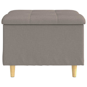 Οθωμανικό αποθήκευσης με μαξιλάρι Taupe 60 x 60 x 45 cm ύφασμα - Pakobazaar