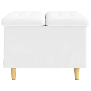 Οθωμανό με Αποθηκευτικό Χώρο Λευκός 60 x 60 x 45 cm