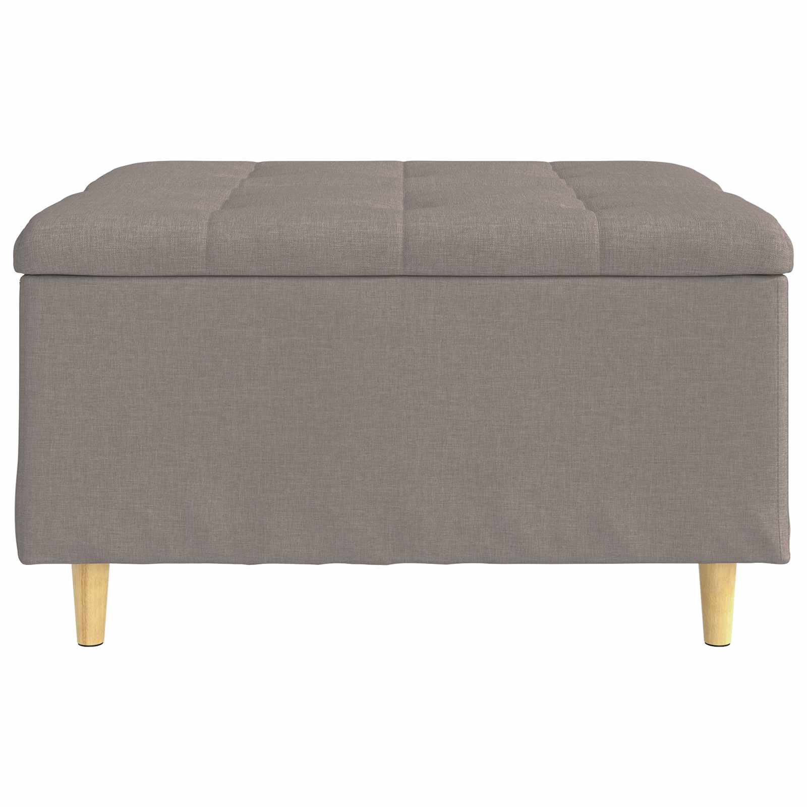 Οθωμανό με Αποθηκευτικό Χώρο Taupe 80 x 80 x 45 cm ύφασμα