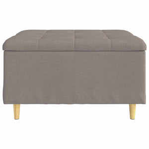 Οθωμανό με Αποθηκευτικό Χώρο Taupe 80 x 80 x 45 cm ύφασμα