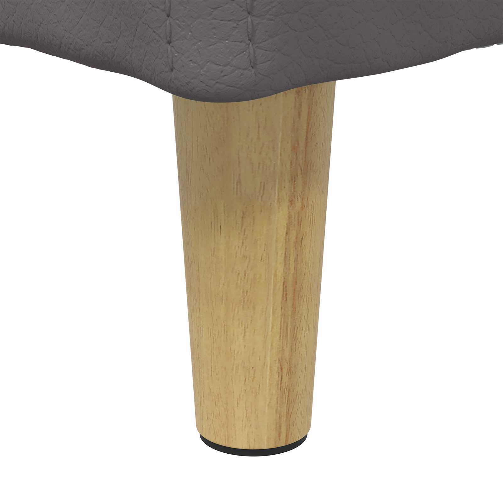 Οθωμανικό αποθήκευσης Γκρι 80 x 80 x 45 cm Τεχνητό δέρμα - Pakobazaar