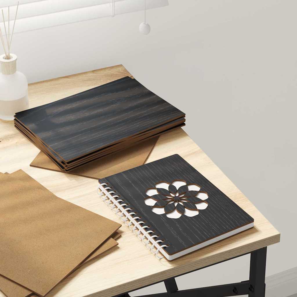 Διακοσμητικά Πάνελ 50 pcs Μαύρη Οξυά 15 x 21 x 0.27 εκ.