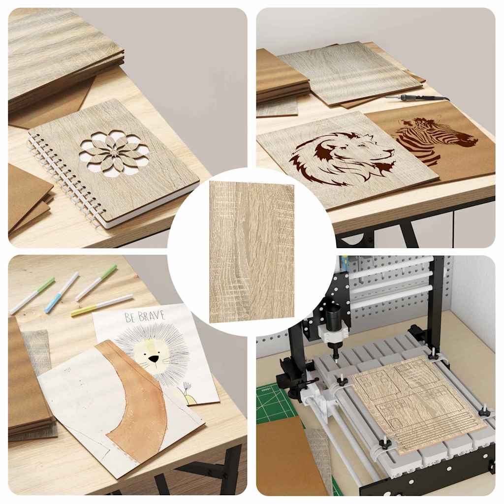 Διακοσμητικά Πάνελ 150 pcs Δρύς Sonoma 15 x 21 x 0.27 εκ.