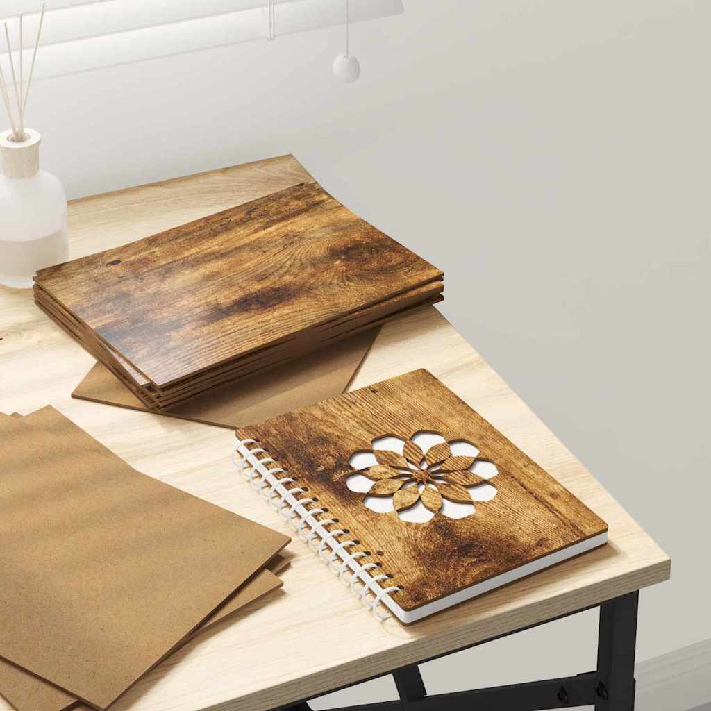 Διακοσμητικά Πάνελ 12 pcs Καπνιστό Δρύς 15 x 21 x 0.27 εκ. - Pakobazaar