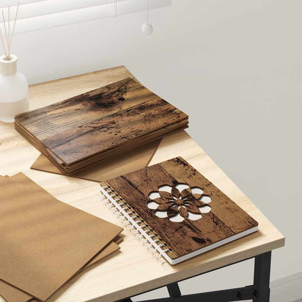 Διακοσμητικά Πάνελ 50 pcs Παλιό ξύλο 15 x 21 x 0.27 εκ.