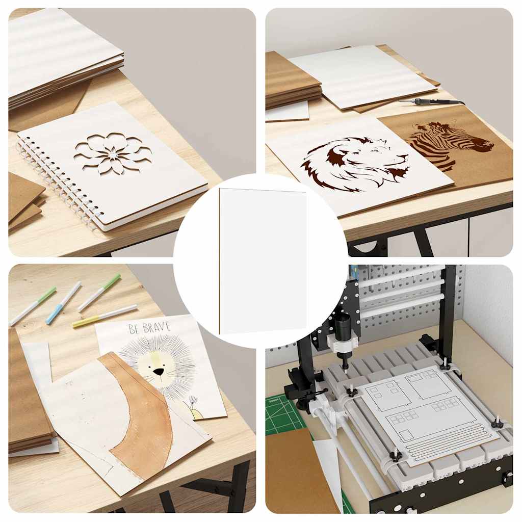 Διακοσμητικά Πάνελ 12 pcs Λευκό 21 x 30 x 0,27 εκ