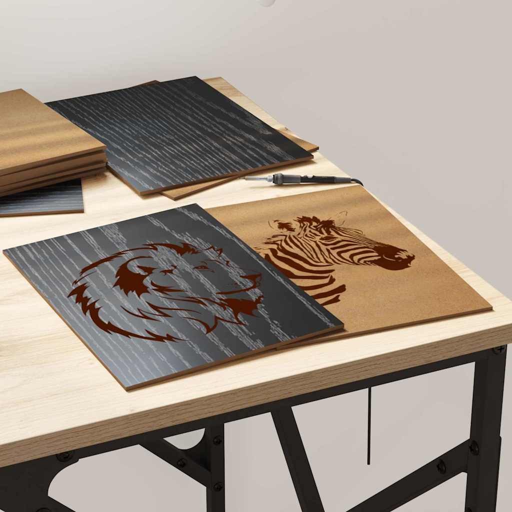 Διακοσμητικά Πάνελ 150 pcs Μαύρη Οξυά 21 x 30 x 0,27 εκ