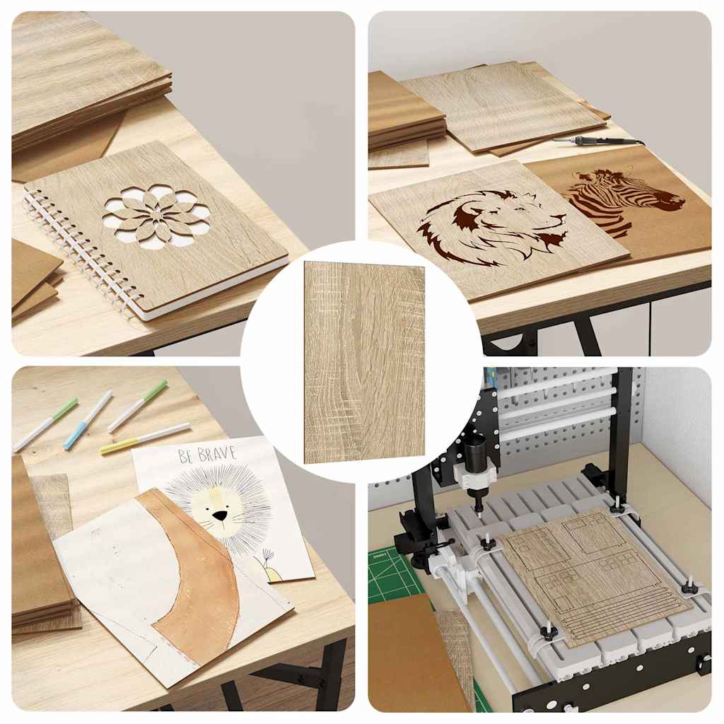 Διακοσμητικά Πάνελ 12 pcs Δρύς Sonoma 21 x 30 x 0,27 εκ - Pakobazaar