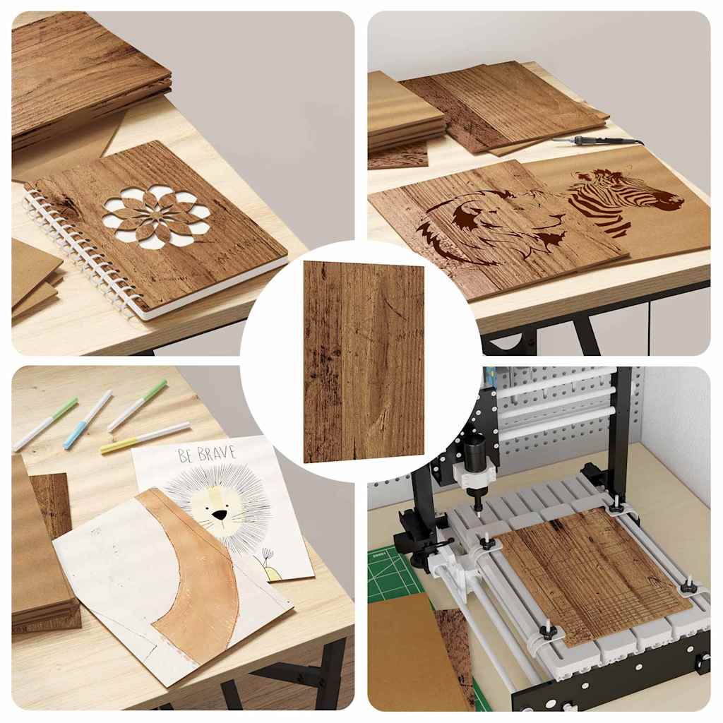 Διακοσμητικά Πάνελ 50 pcs Παλιό ξύλο 21 x 30 x 0,27 εκ
