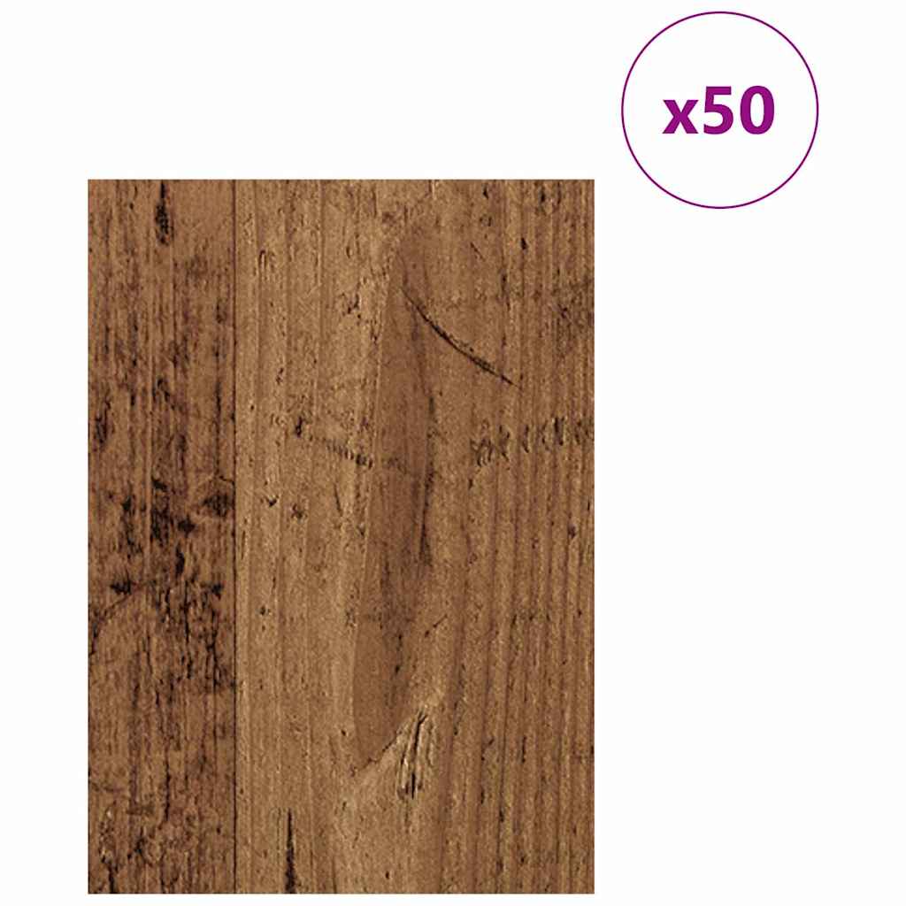 Διακοσμητικά Πάνελ 50 pcs Παλιό ξύλο 21 x 30 x 0,27 εκ