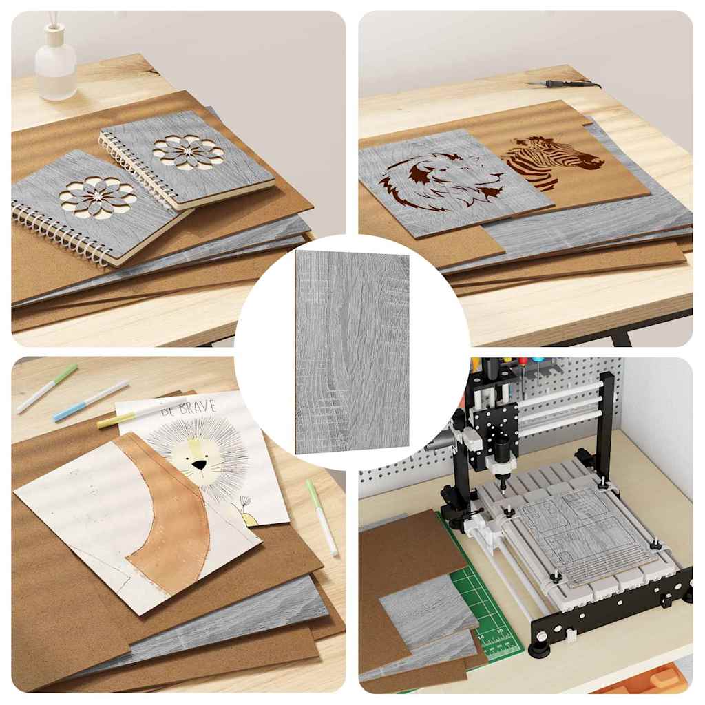 Διακοσμητικά Πάνελ 50 pcs Γκρίζο Σονομα 30 x 42 x 0.27 εκ