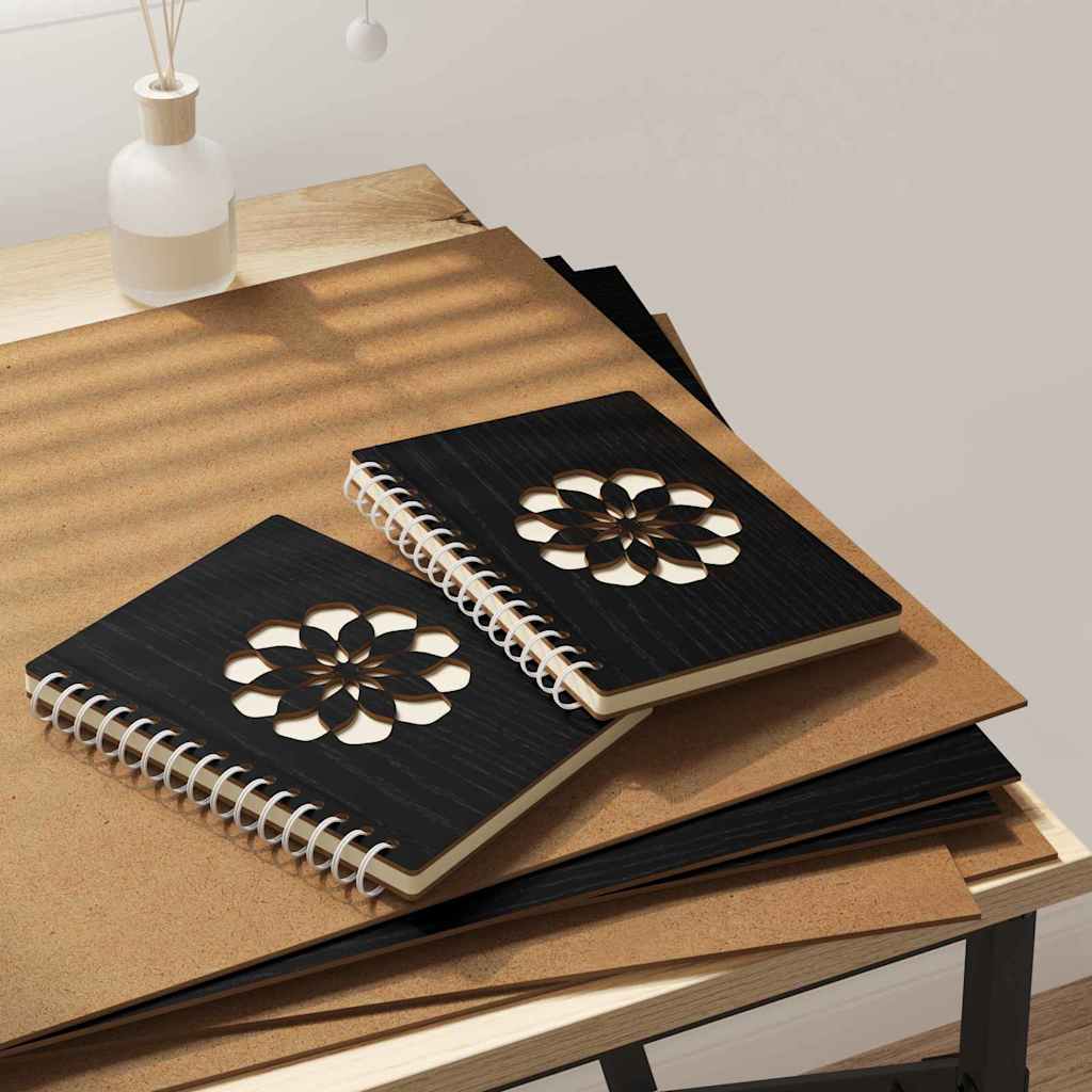 Διακοσμητικά Πάνελ 12 pcs Μαύρη Οξυά 40 x 60 x 0.27 εκ
