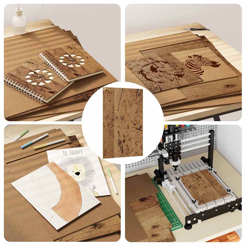 Διακοσμητικά Πάνελ 50 pcs Παλιό ξύλο 40 x 60 x 0.27 εκ