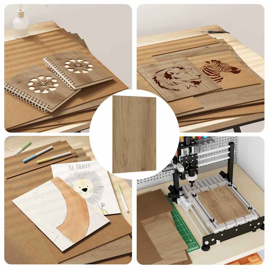 Διακοσμητικά Πάνελ 12 pcs Artisan Oak 40 x 60 x 0.27 εκ - Pakobazaar