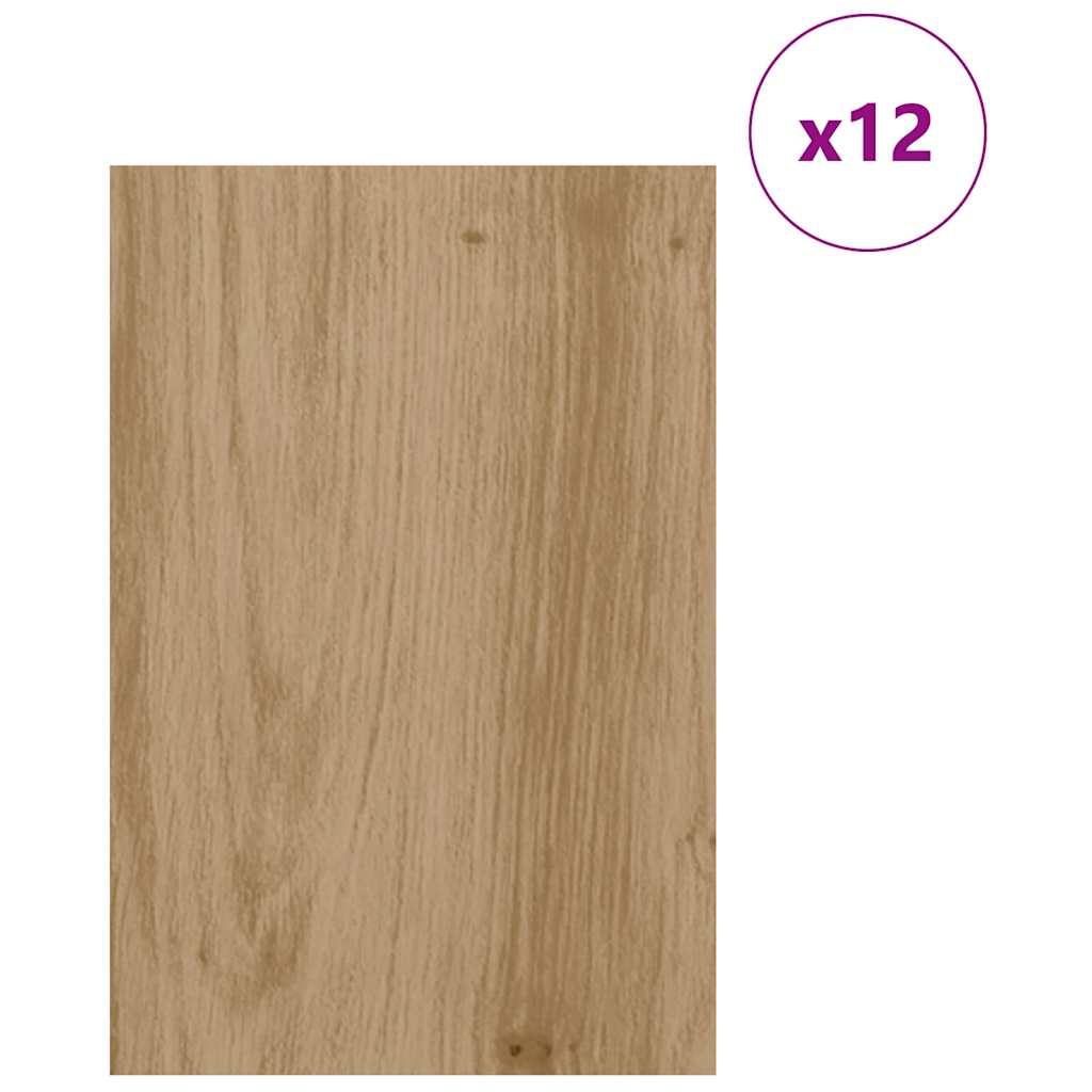 Διακοσμητικά Πάνελ 12 pcs Artisan Oak 40 x 60 x 0.27 εκ - Pakobazaar