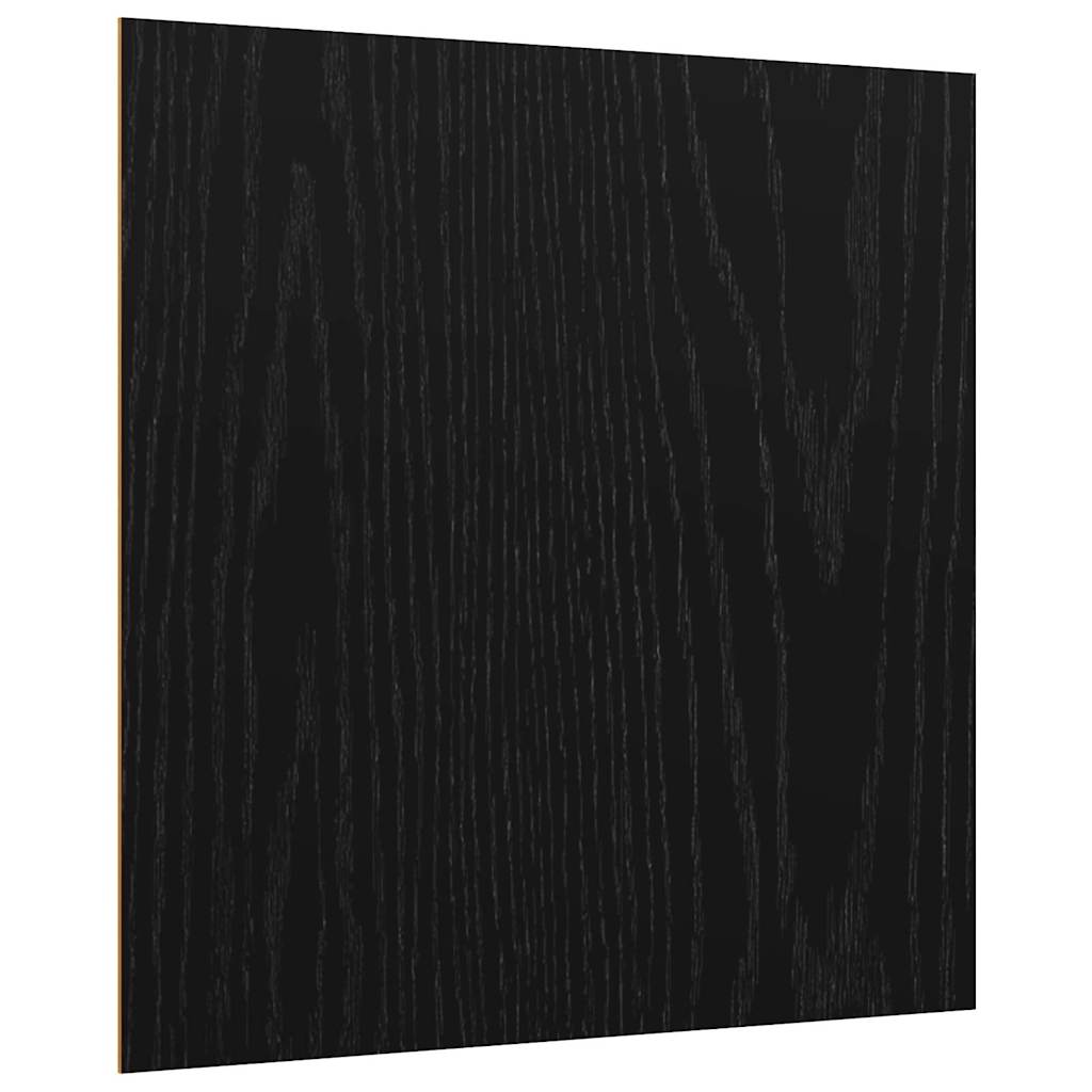Διακοσμητικά Πάνελ 12 pcs Μαύρη Οξυά 30 x 30 x 0.27 εκ.