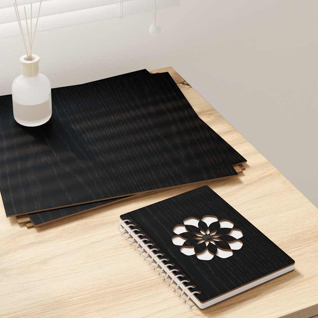 Διακοσμητικά Πάνελ 50 pcs Μαύρη Οξυά 30 x 30 x 0.27 εκ.