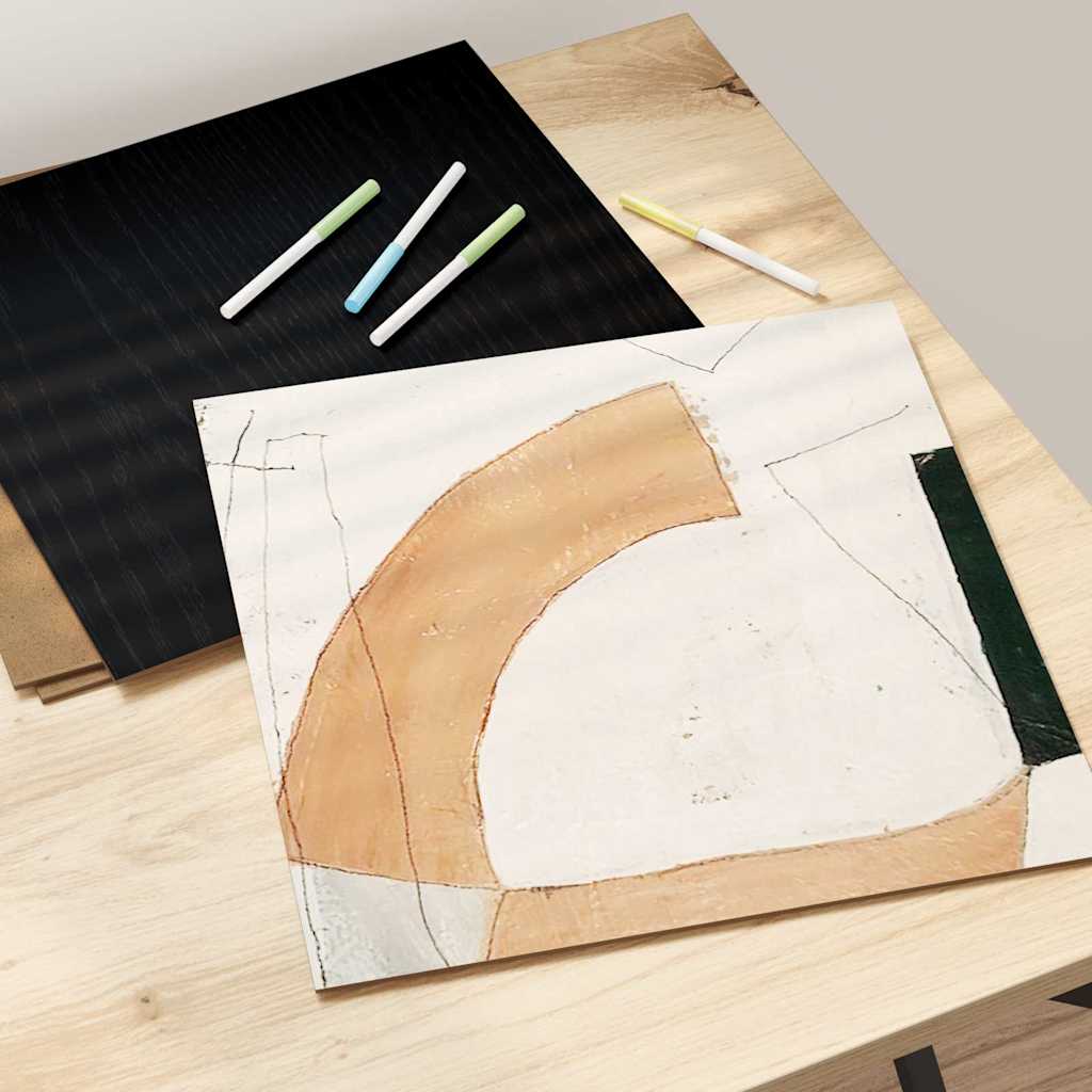 Διακοσμητικά Πάνελ 50 pcs Μαύρη Οξυά 30 x 30 x 0.27 εκ.