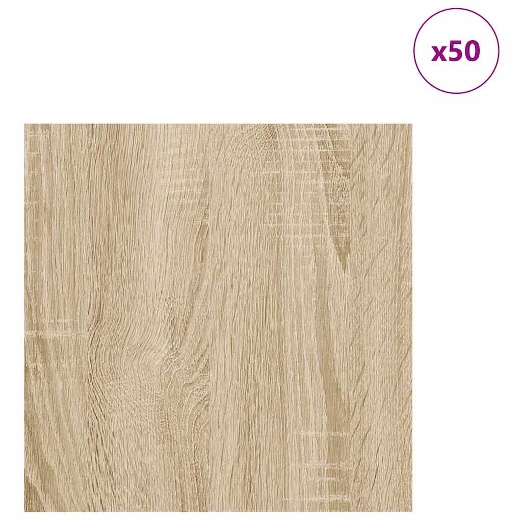 Διακοσμητικά Πάνελ 50 pcs Δρύς Sonoma 30 x 30 x 0.27 εκ. - Pakobazaar