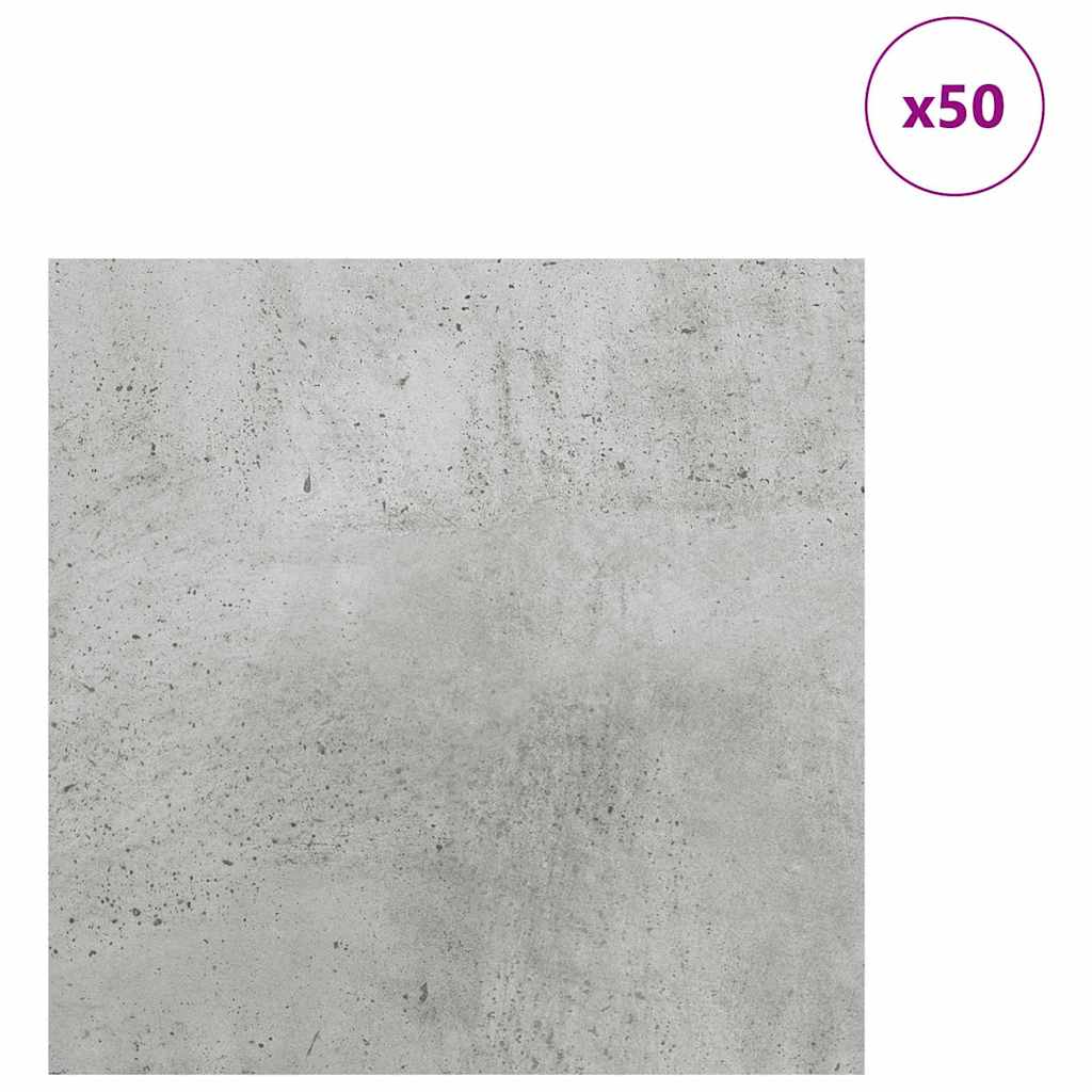 Διακοσμητικά Πάνελ 50 pcs Σκυρόδεμα Γκρι 30 x 30 x 0.27 εκ.
