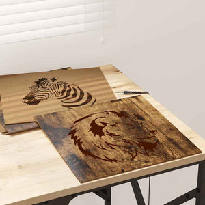 Διακοσμητικά Πάνελ 50 pcs Καπνιστό Δρύς 30 x 30 x 0.27 εκ. - Pakobazaar