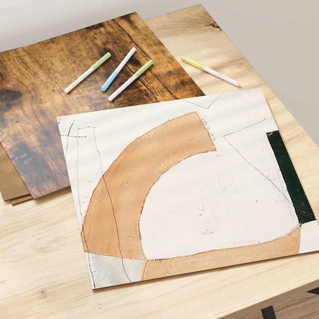 Διακοσμητικά Πάνελ 50 pcs Καπνιστό Δρύς 30 x 30 x 0.27 εκ. - Pakobazaar