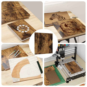 Διακοσμητικά Πάνελ 50 pcs Καπνιστό Δρύς 30 x 30 x 0.27 εκ. - Pakobazaar