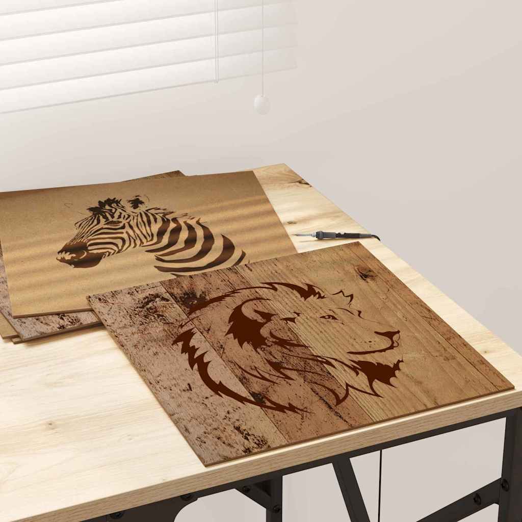 Διακοσμητικά Πάνελ 50 pcs Παλιό ξύλο 30 x 30 x 0.27 εκ. - Pakobazaar