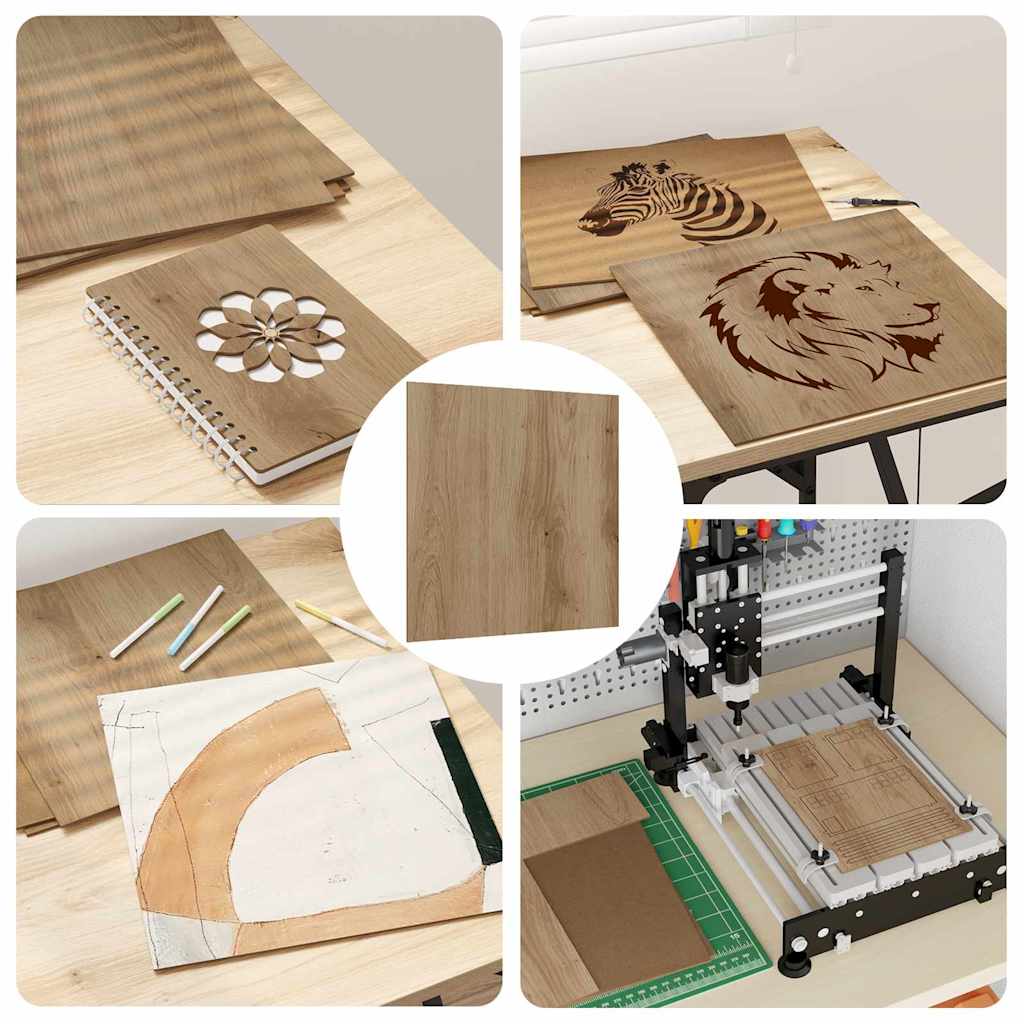 Διακοσμητικά Πάνελ 12 pcs Artisan Oak 30 x 30 x 0.27 εκ. - Pakobazaar