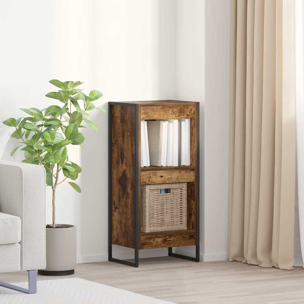 Βιβλιοθήκη Καπνιστό Δρύς 40 x 30 x 86,5 εκ Επεξεργασμένο ξύλο