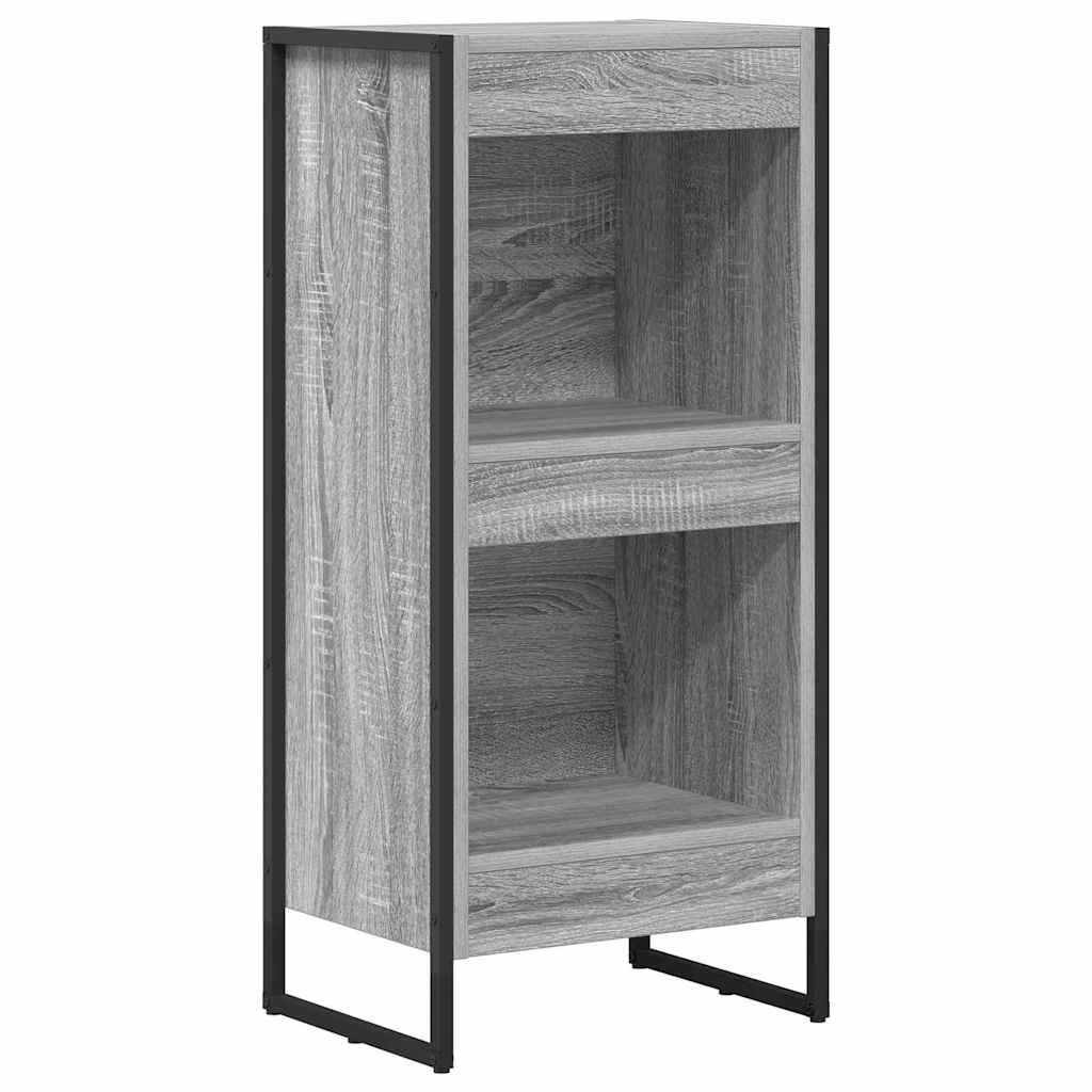 Βιβλιοθήκη Γκρίζο Σονομα 40 x 30 x 86,5 εκ Επεξεργασμένο ξύλο