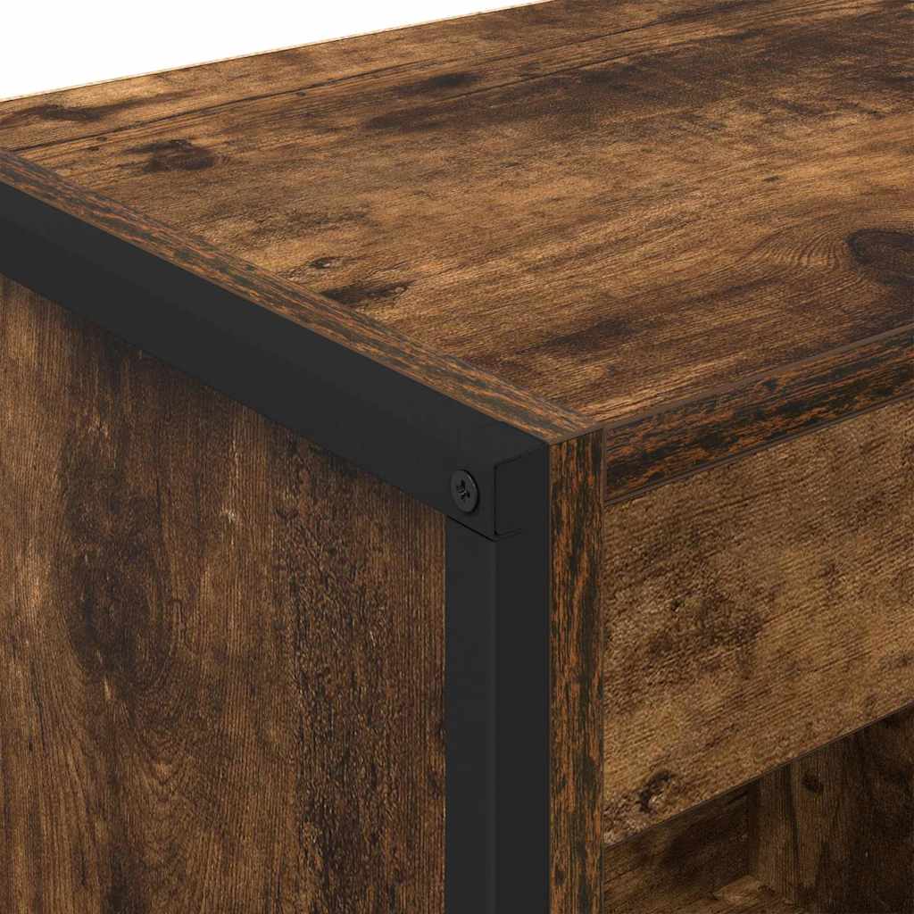 Βιβλιοθήκη Καπνιστό Δρύς 40 x 30 x 121 εκ Επεξεργασμένο ξύλο