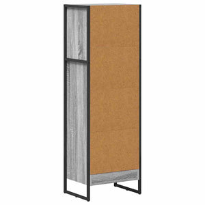 Βιβλιοθήκη 40 x 30 x 121 εκ Επεξεργασμένο Ξύλο Γκρίζο Σονομα