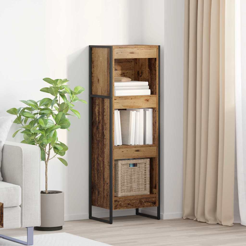 Βιβλιοθήκη Παλιό Ξύλο 40 x 30 x 121 εκ Επεξεργασμένο ξύλο