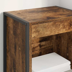 Βιβλιοθήκη 40 x 30 x 189,5 εκ Επεξεργασμένο Ξύλο Καπνιστό Δρύς