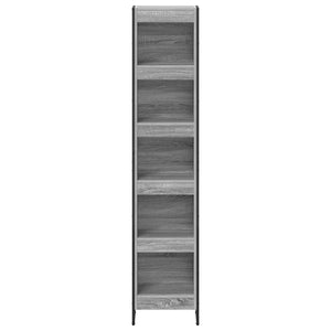 Βιβλιοθήκη 40 x 30 x 189,5 εκ Επεξεργασμένο Ξύλο Γκρίζο Σονομα