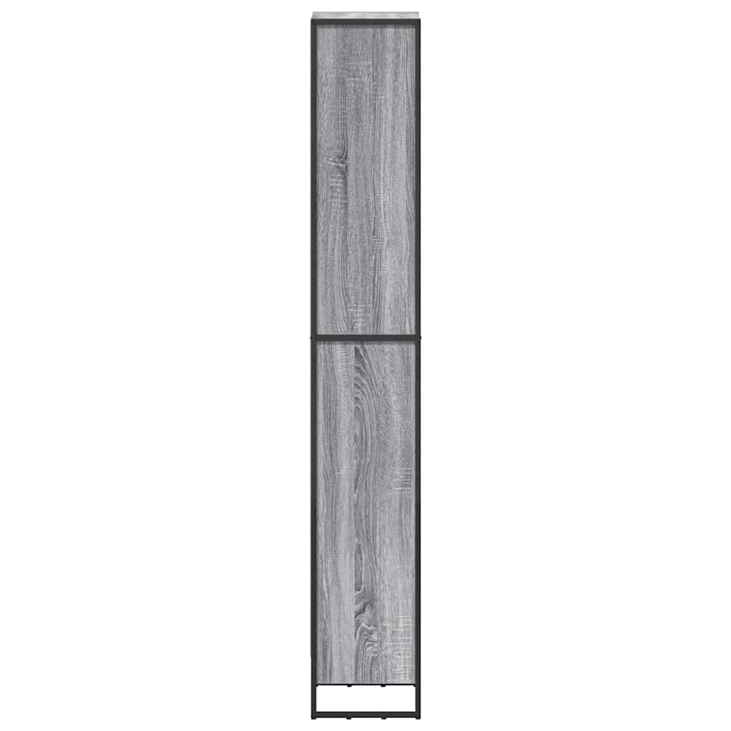Βιβλιοθήκη Γκρίζο Σονομα 40 x 30 x 189,5 εκ Επεξεργασμένο ξύλο