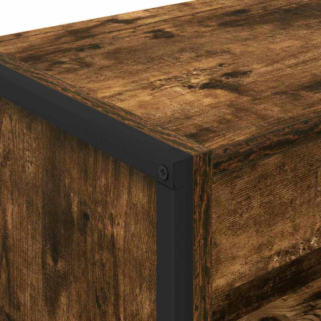 Βιβλιοθήκη Καπνιστό Δρύς 60 x 30 x 86,5 εκ Επεξεργασμένο ξύλο