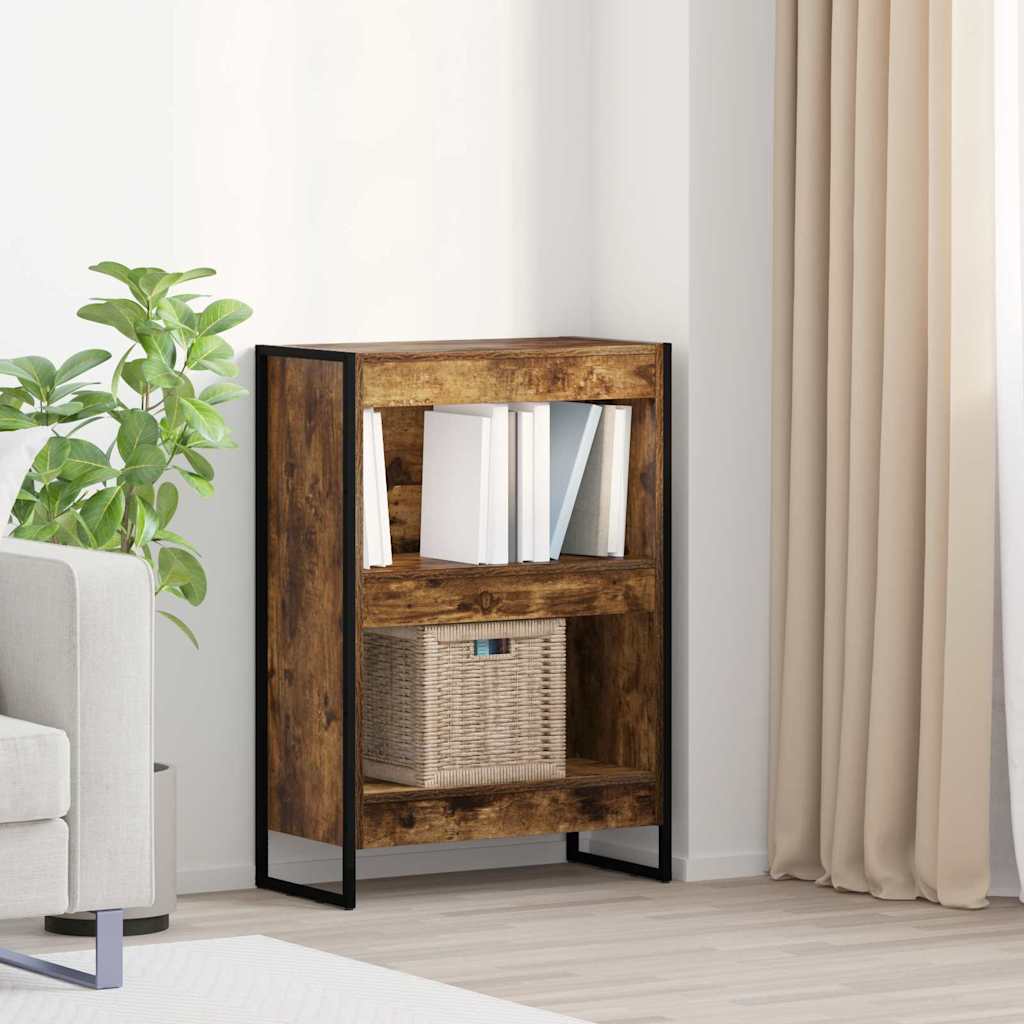 Βιβλιοθήκη Καπνιστό Δρύς 60 x 30 x 86,5 εκ Επεξεργασμένο ξύλο