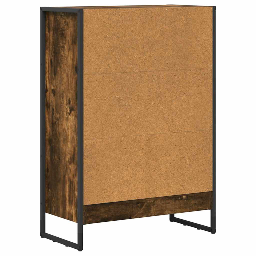 Βιβλιοθήκη Καπνιστό Δρύς 60 x 30 x 86,5 εκ Επεξεργασμένο ξύλο