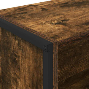 Βιβλιοθήκη 60 x 30 x 121 εκ Επεξεργασμένο Ξύλο Καπνιστό Δρύς