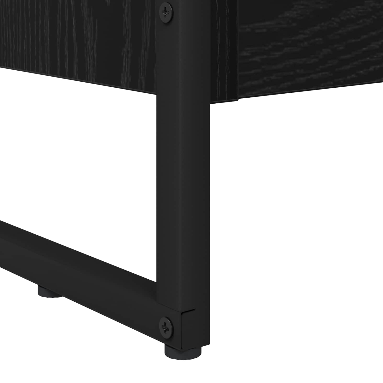 Βιβλιοθήκη Μαύρη Οξυά 80 x 30 x 155 εκ Επεξεργασμένο ξύλο