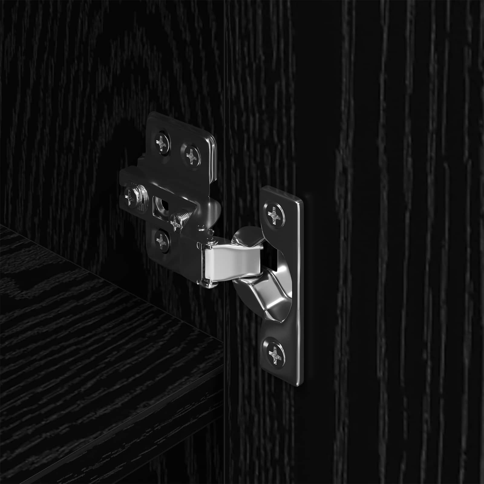 Ντουλάπα Παπουτσιών με αποθήκευση Μαύρη Οξυά 79 x 36 x 100 εκ. - Pakobazaar