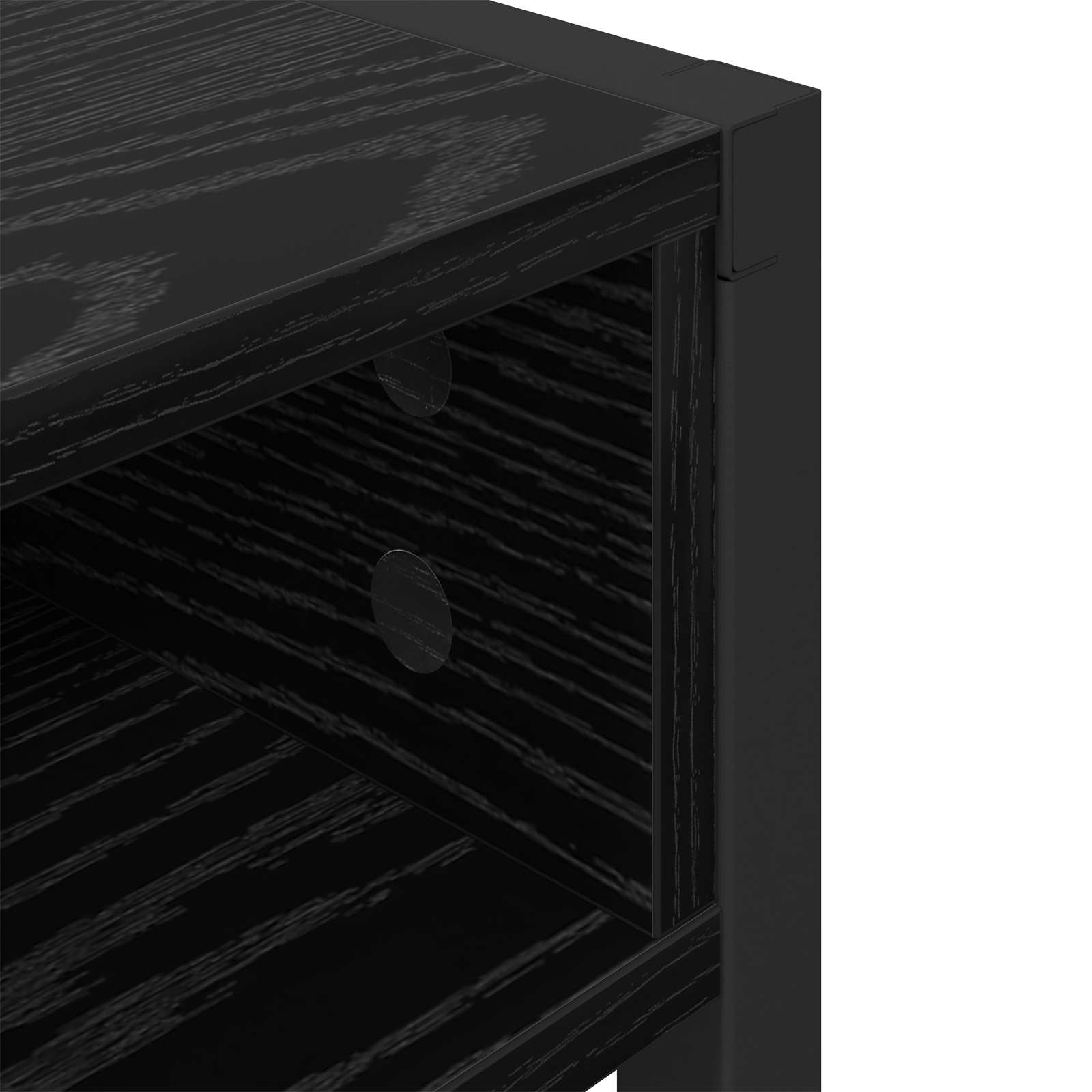 Γραφείο Μαύρη Οξυά 100 x 50 x 75 cm Επεξεργασμένο ξύλο - Pakobazaar