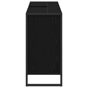 Ντουλάπι Μπάνιου Μαύρη Οξυά 90 x 30 x 60 cm Επεξεργασμένο ξύλο - Pakobazaar