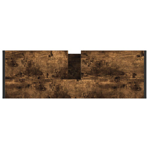 Ντουλάπι Μπάνιου Καπνιστό Δρύς 90 x 30 x 60 cm
