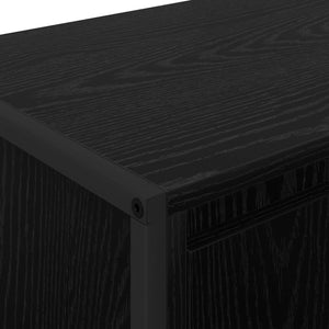 Ντουλάπι TV Μαύρη Οξυά 140 x 36 x 49.5 εκ Επεξεργασμένο ξύλο - Pakobazaar