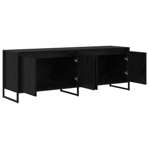 Ντουλάπι TV Μαύρη Οξυά 140 x 36 x 49.5 εκ Επεξεργασμένο ξύλο - Pakobazaar