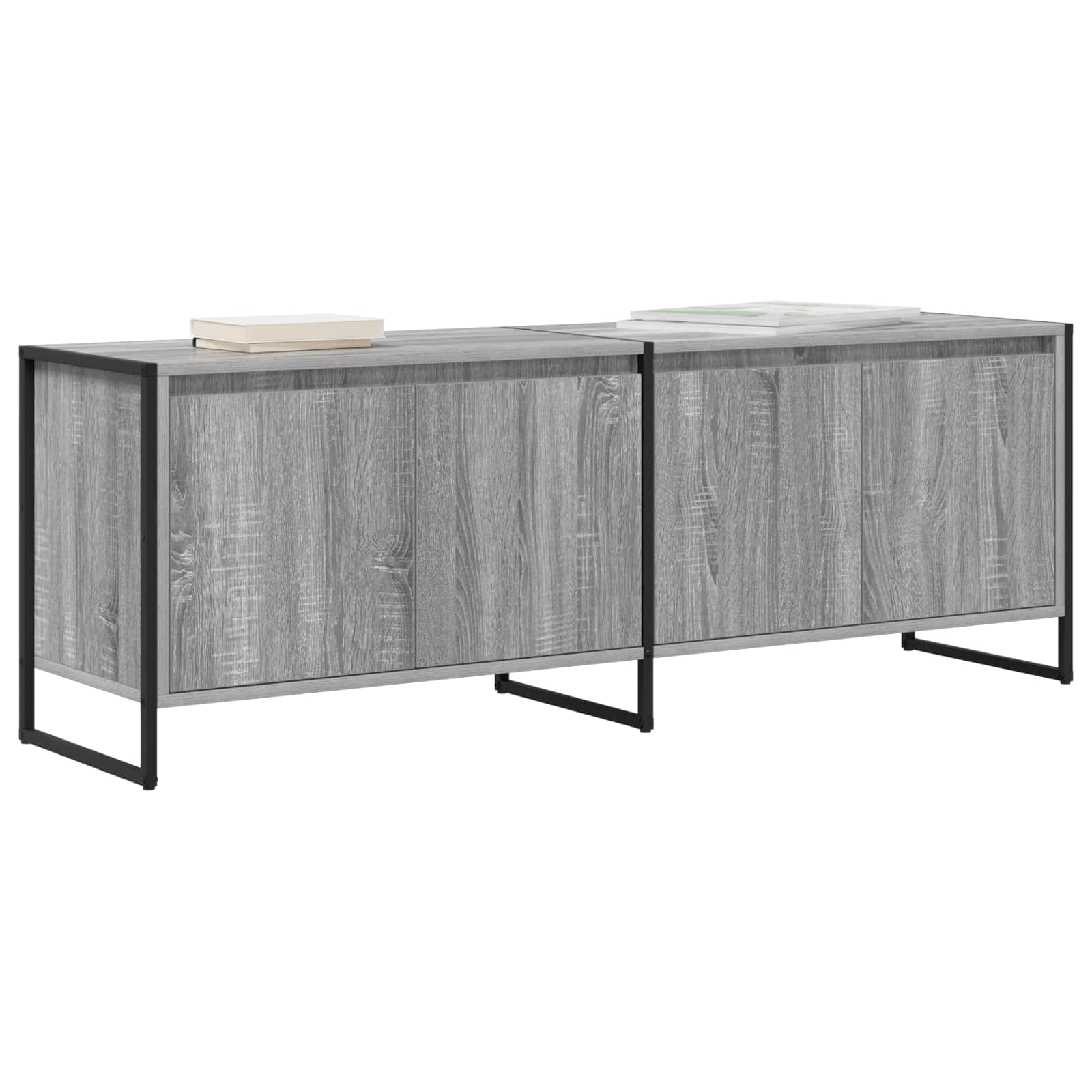 Ντουλάπι TV Γκρίζο Σονομα 140 x 36 x 49.5 εκ Επεξεργασμένο ξύλο - Pakobazaar