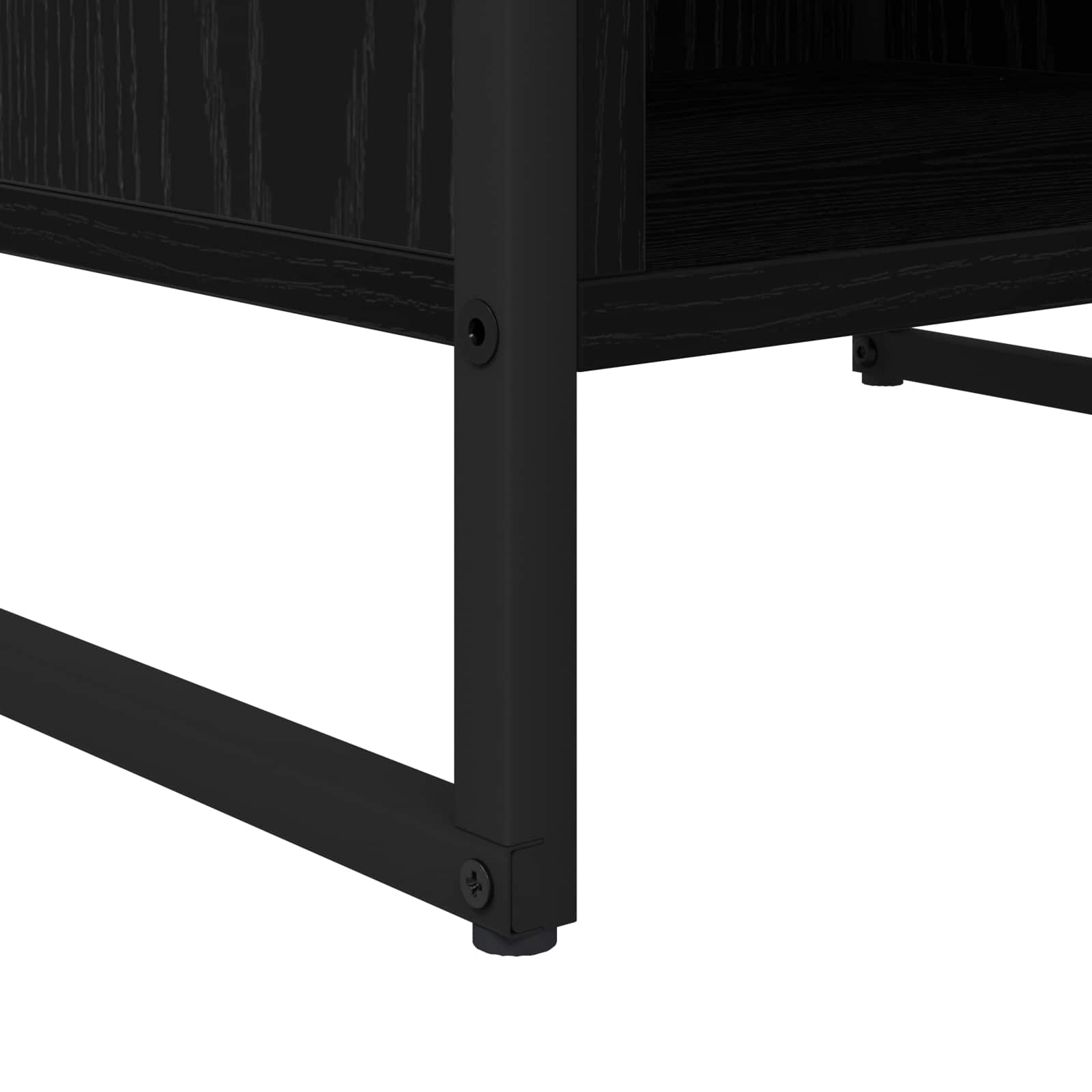 Ντουλάπι TV Μαύρη Οξυά 170.5 x 36 x 30.5 εκ Επεξεργασμένο ξύλο - Pakobazaar